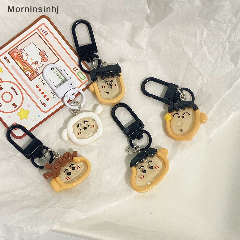 Mornin Crayon Shinchan Kartun Boneka Lucu Aksesoris Resin Bahan Diy Gantungan Kunci id