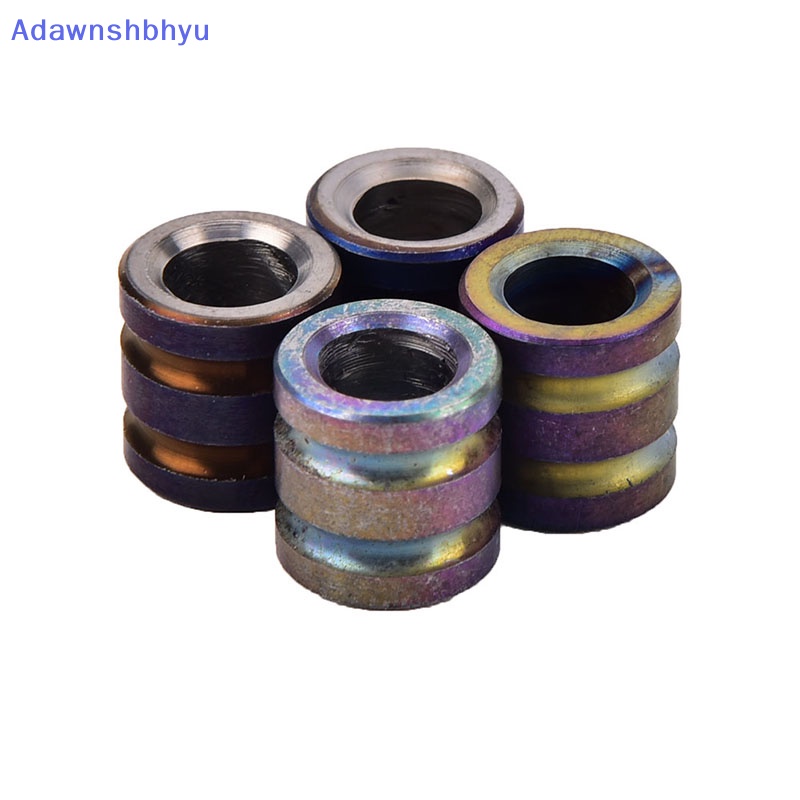 Adhyu Titanium Alloy Beads Paracord Beads Outdoor Parasut Cord Gadget ID