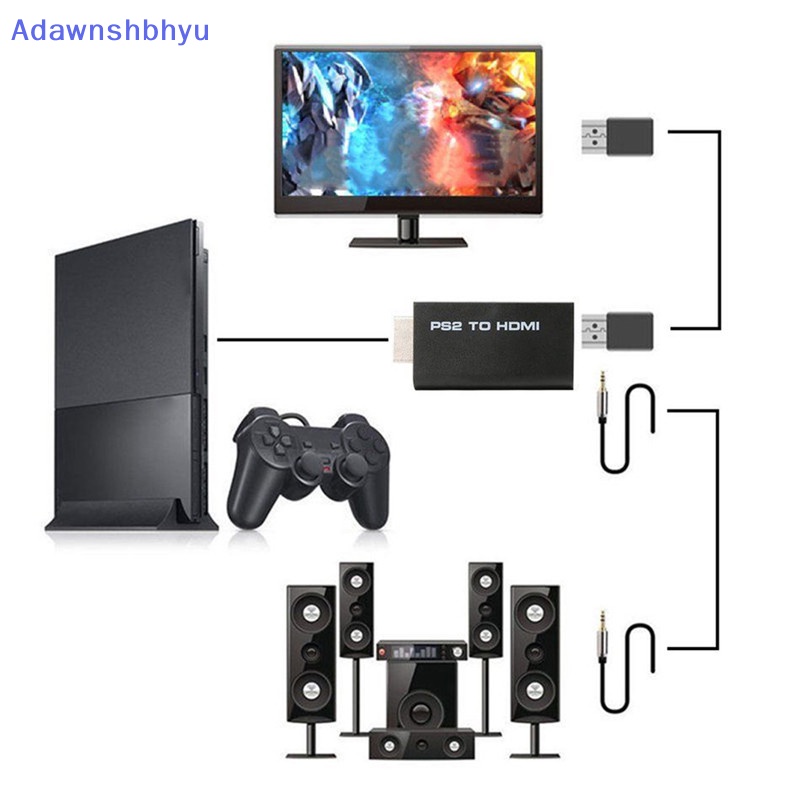 Adhyu HDV-G300 PS2 To HDMI 480i /480p /576i Audio Video Converter Adapter Untuk PSX PS4 ID