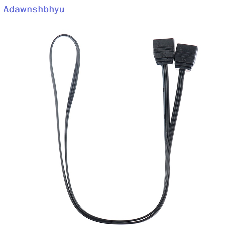 Adhyu 5V 3-pin RGB 10 Hub Splitter SATA Power 3pin ARGB Adapter Kabel Ekstensi ID