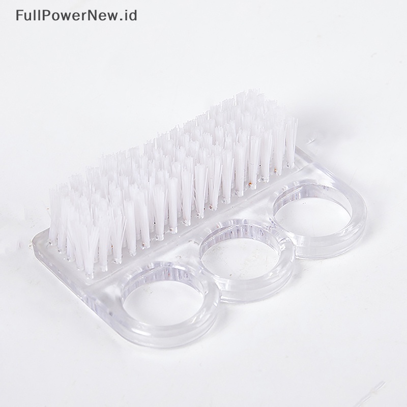 Power Sikat Kuku Manicure Pedicure Lembut Menghilangkan Debu Pembersih Plastik Alat Nail Art ID