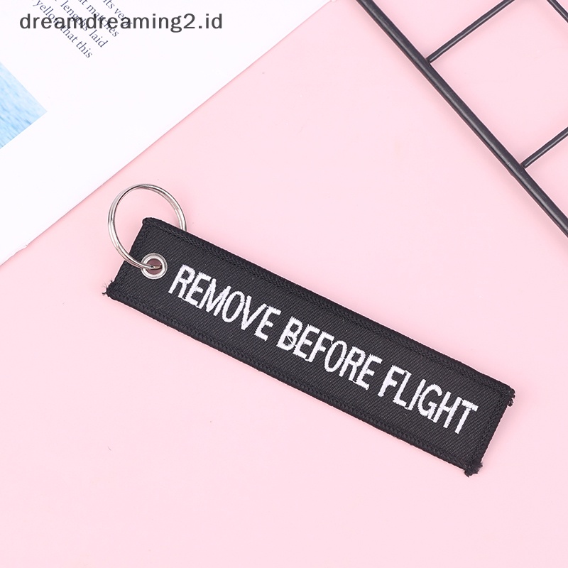 (drea) Lepas Sebelum Nyala Gantungan Kunci Mobil Hadiah Penerbangan Keyring Key Tag Holder //