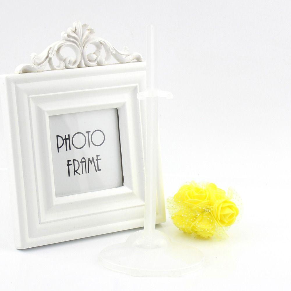 NEEDWAY Needway Stand Boneka Kartun Lovely Ungu Biru Model Display Bracket Dudukan Stand Boneka Plastik Untuk Hadiah Anak