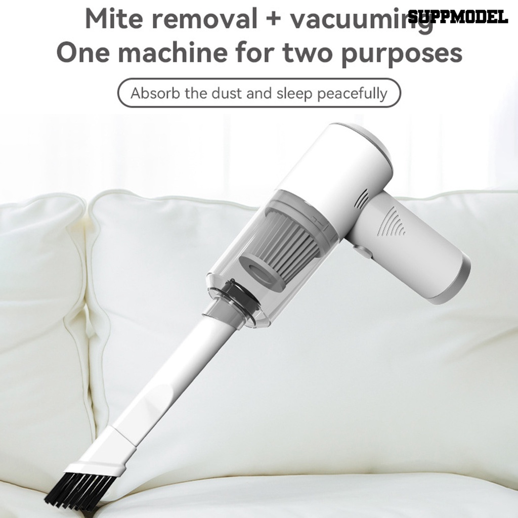 [SM] Car Cleaner Portable Dual-use Hisap Kuat 2500PA 1500mAh Penghilang Tungau ABS Mini Handheld Auto Vacuum Cleaner Rumah Supply