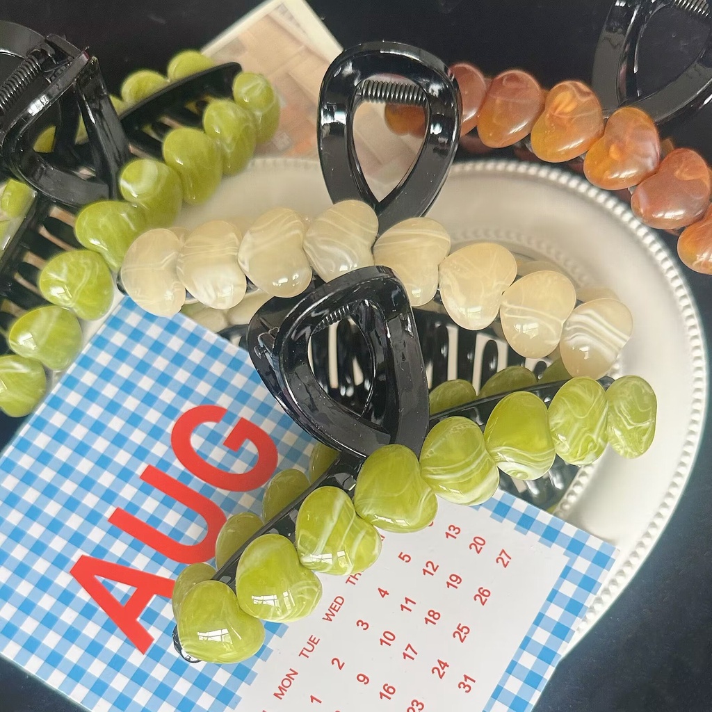 New jepit rambut love wanita sederhana gaya feminim barang import dengan harga grosir bahan berkualitas import harga grosir bisa cod