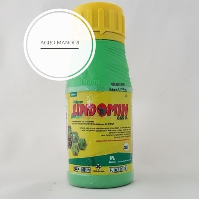 Lindomin 865SL 400ml Racun Pembasmi Rumput Gulma Daun Lebar Dimetil Amina 2,4 Setara DMA 6