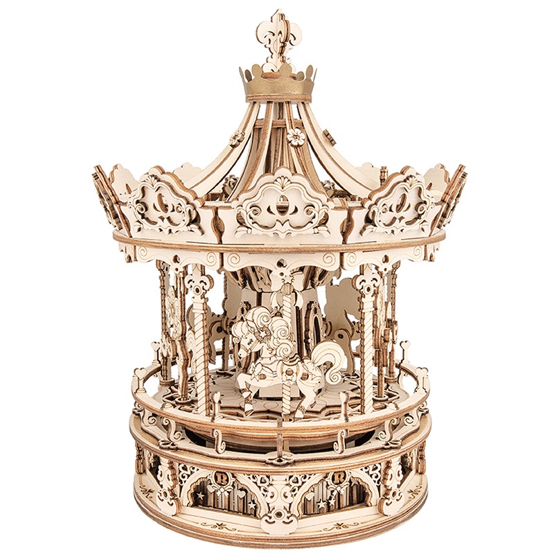 Toys Rokr Mechanical Music Box - Romantic Carousel AMK62