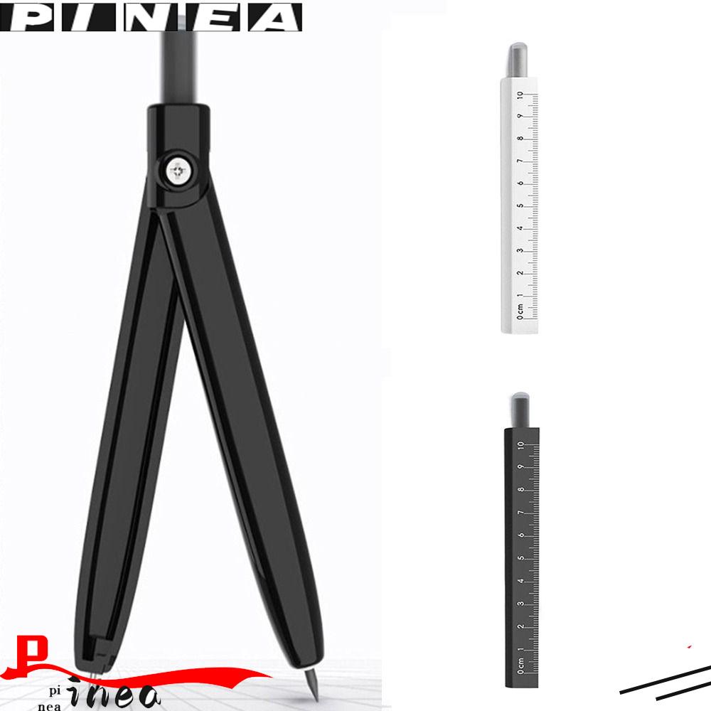 PINEAPPLE Penggaris Gambar Geometris Pensil Nanas High Quality Drawing Compasses Ruler Penggaris Penggaris Penggaris Bulat