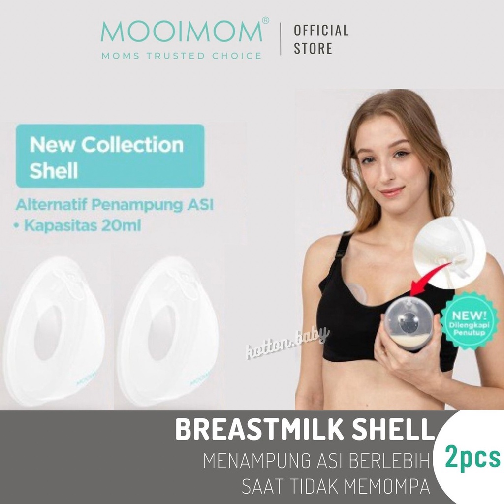 Penampung ASI | MOOIMOM New Breastmilk Collection Shell - Breast Pad Alternatif