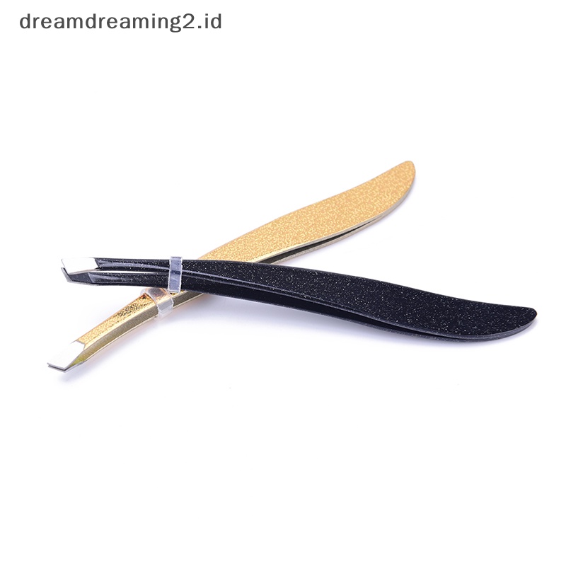 (drea) Profesional stainless steel tweezer Alis Wajah Hidung Rambut Klip remover Alat //