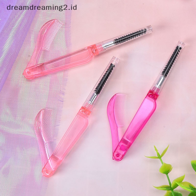 (drea) 1x eyelash extension Sisir brush lash Alis Kosmetik makeup supply Alat //