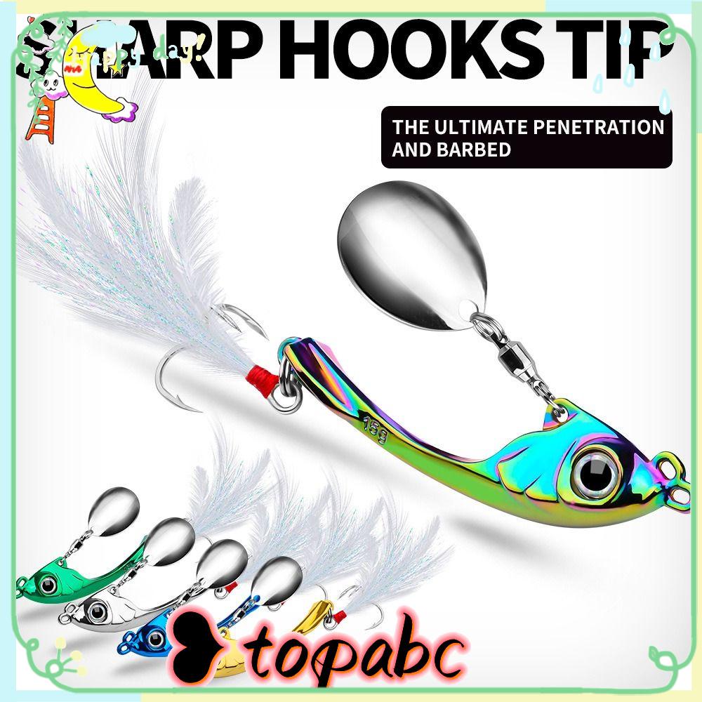 TOP 2 Pcs Umpan Pancing Baru Tenggelam Berputar Stickbait Spinner Umpan Swimbait