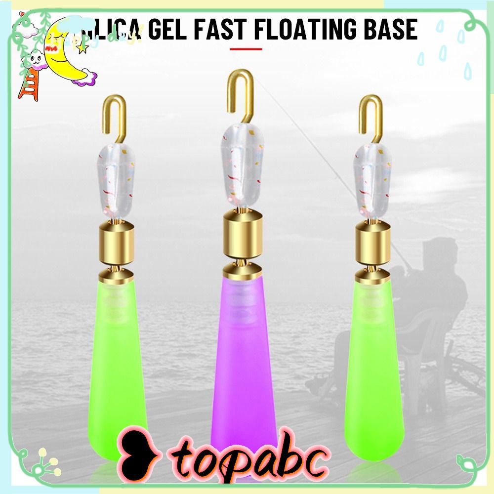 TOP 30pcs Kepala Tembaga Pelampung Kualitas Tinggi Tabung Peche Accesoires 3ukuran Rotasi boia Mengambang