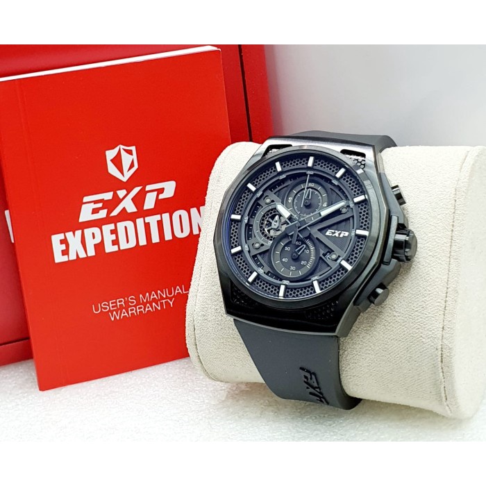 JAM TANGAN EXPEDITION PRIA EXP 6842 / 6842 ORIGINAL - GREY BLACK