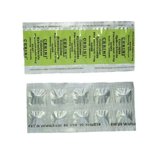 CERINI TABLET 10MG (1 Strip isi 10 Tablet)