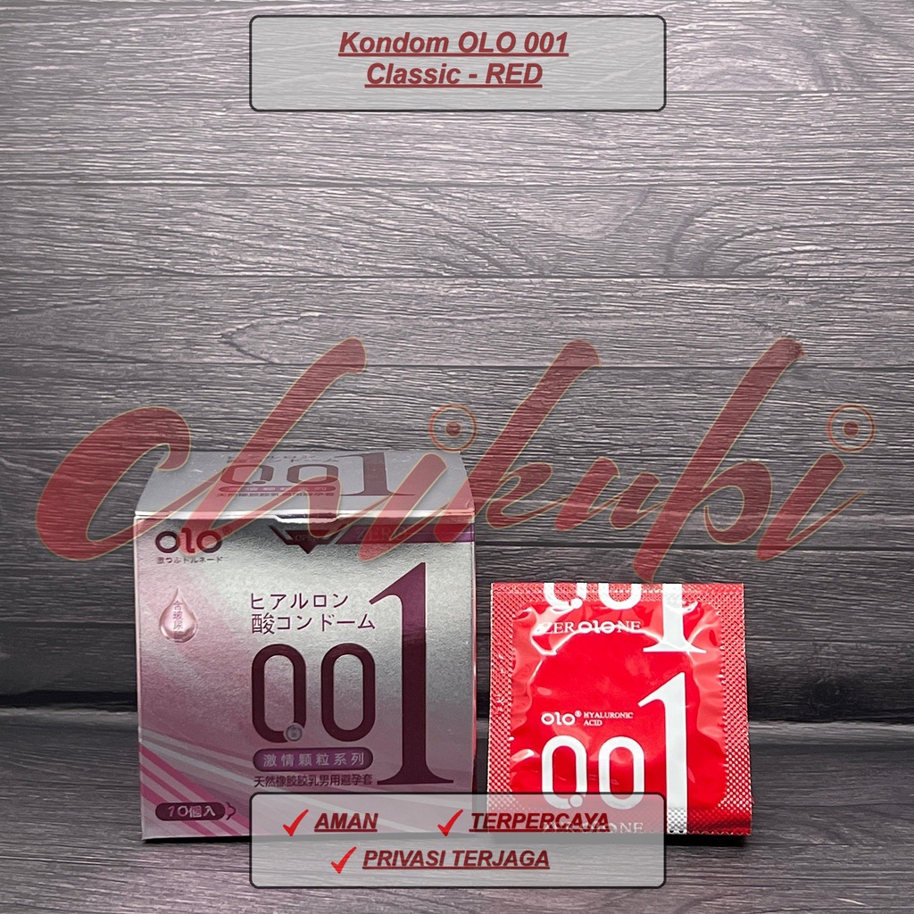 Kondom OLO 001 Classic - RED