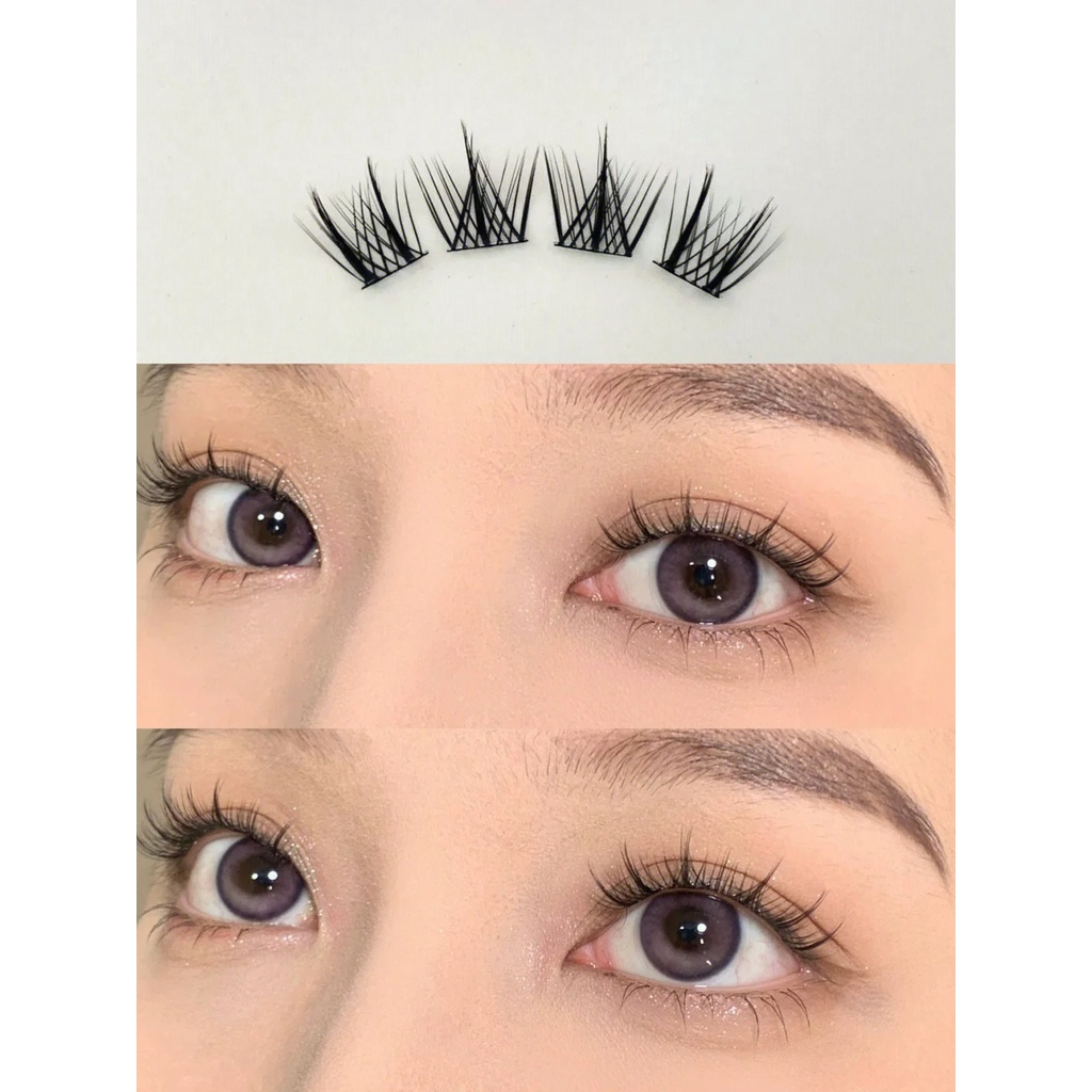 Bulu Mata Palsu Natural Individual Single Lem Eyelash 3D Tanam Korea Bulumata Cluster Eyelashes Extension 11 12 13 14 mm