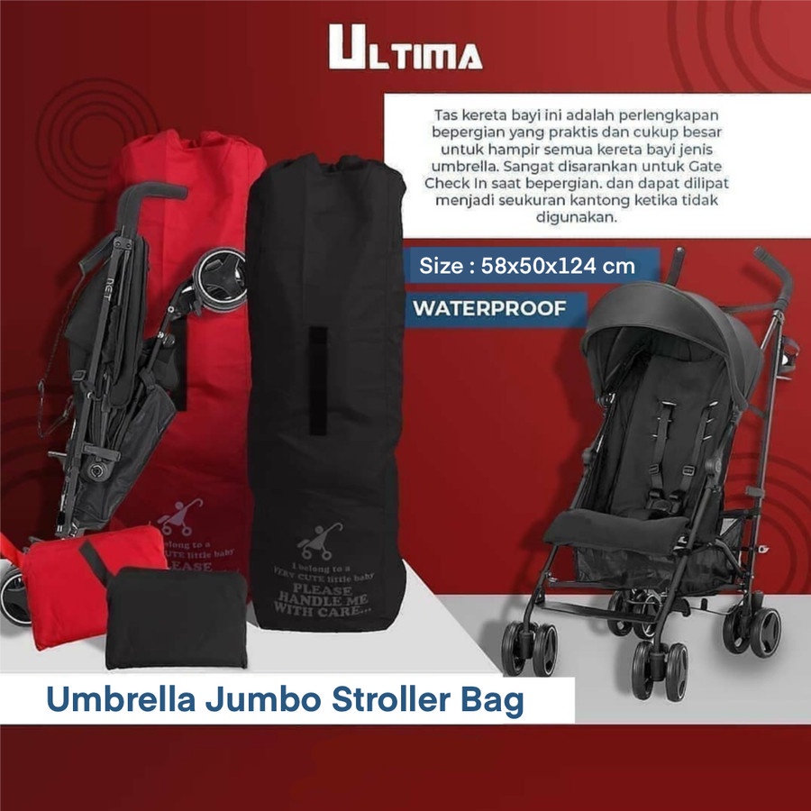 ULTIMA JUMBO stroller cover | Red