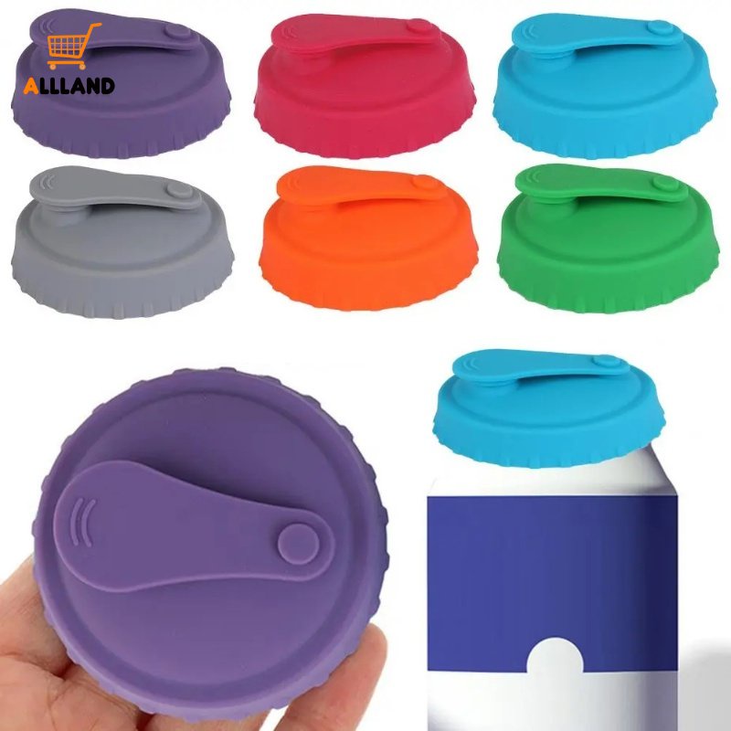 Tutup Segel Kaleng Soda Coke Silikon Food Grade/ Reusable Minuman Beer Dust-proof Cap Aksesoris Dapur