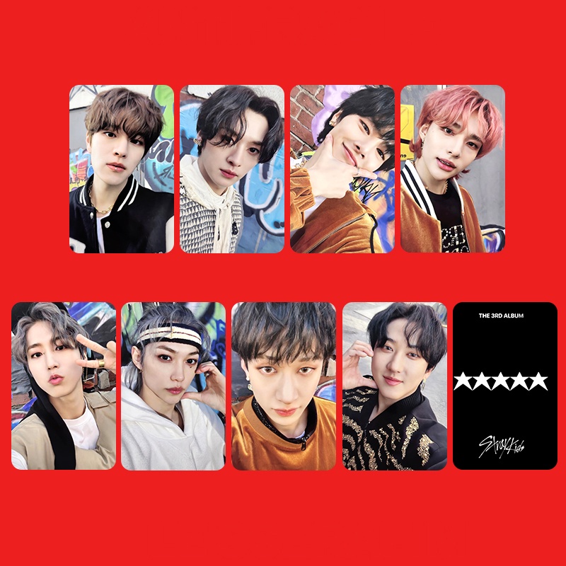 8pcs /set Album STRAY KIDS 5-STAR Photocards Kartu Lomo Straykids JYP Koleksi Khusus Kpop Postcards