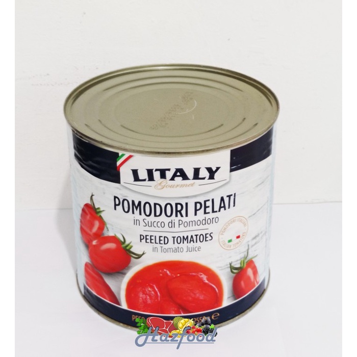 

Litaly Gourmet Peeled Tomatoes I Saus Tomat - 2.5 Kg
