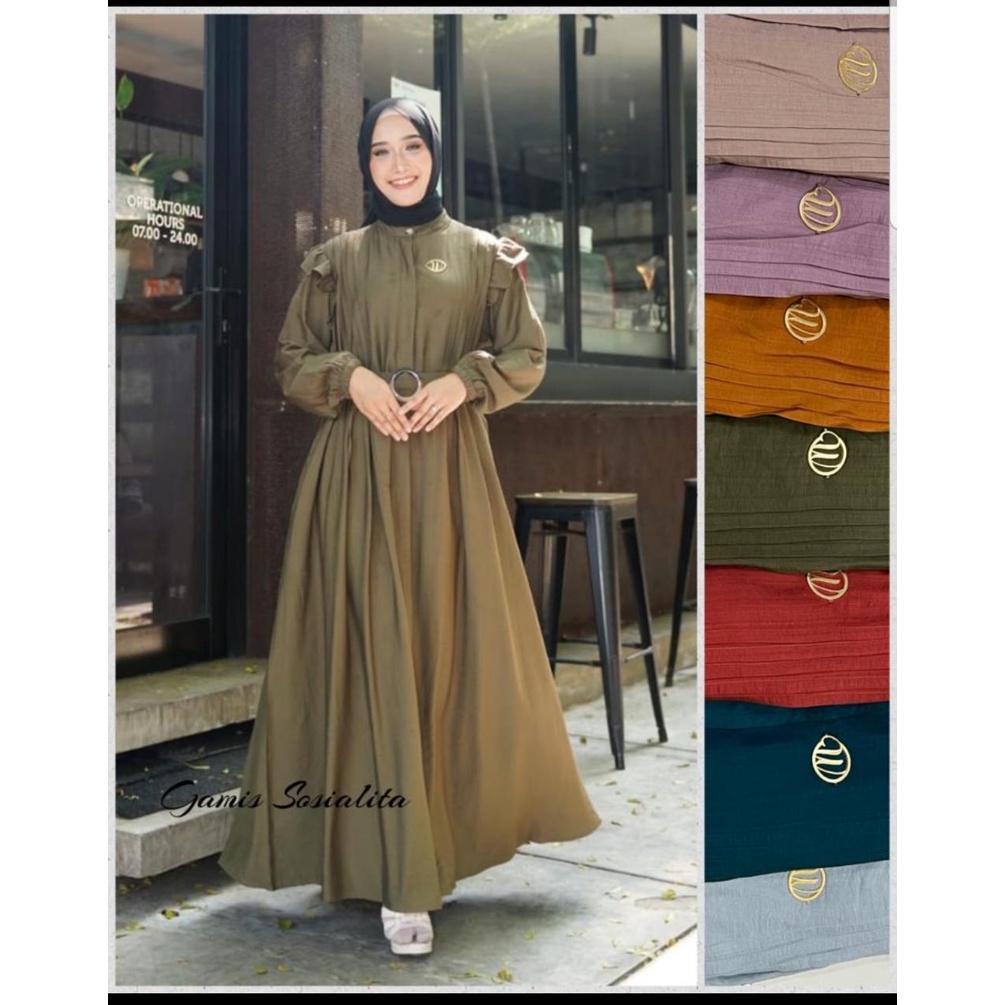 Winody - Dress Original WINODY Import Quality - Dress Muslim Korea Teracota