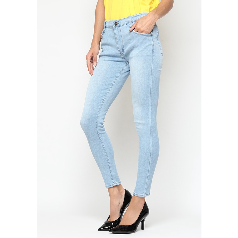 Slim Fit Long Pants Jeans Blue Mobile Power Ladies - A2801
