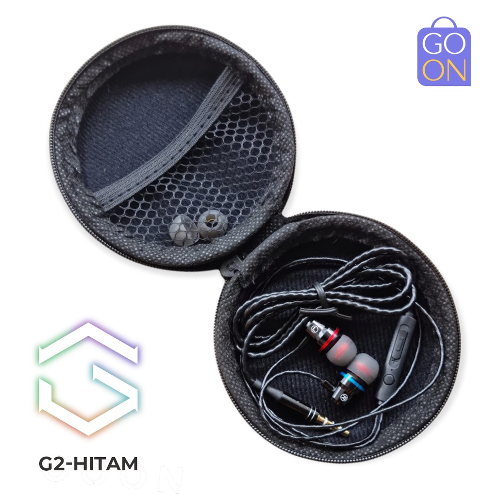 GOON Original Earphone + Pouch | In-Ear Stereo 4D Super Bass | Output Audio Jack 3.5mm &amp; USB Type-C