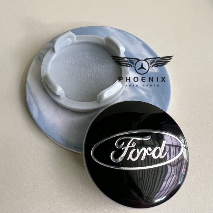 DOP RODA FORD TUTUP RODA VELG MOBIL FORD FIESTA ECOSPORT 54MM ORIGINAL - Hitam