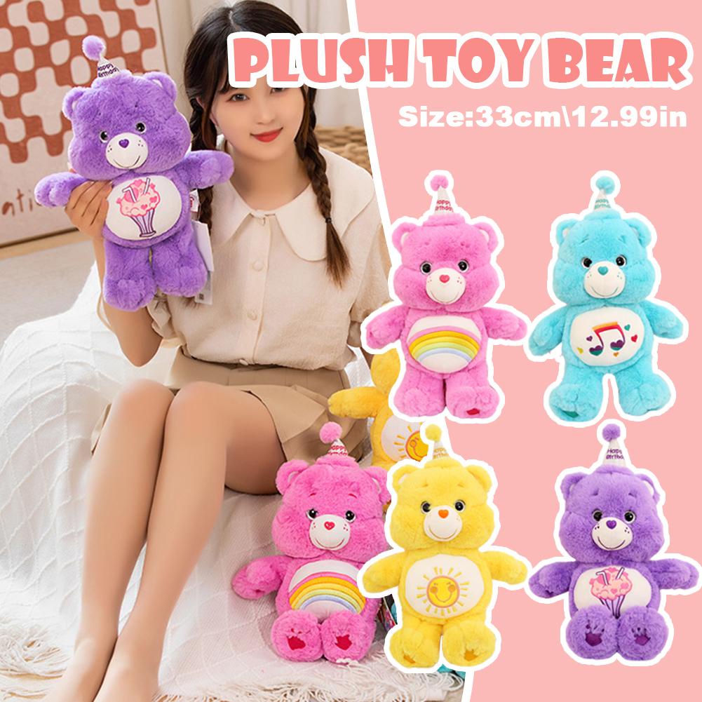 ✨Care Bears/Beruang Perawatan✨33cm Cute &amp; Lovely Care Bears Rainbow Bear Optional Doll Hadiah Mewah Mainan Anak X6X6