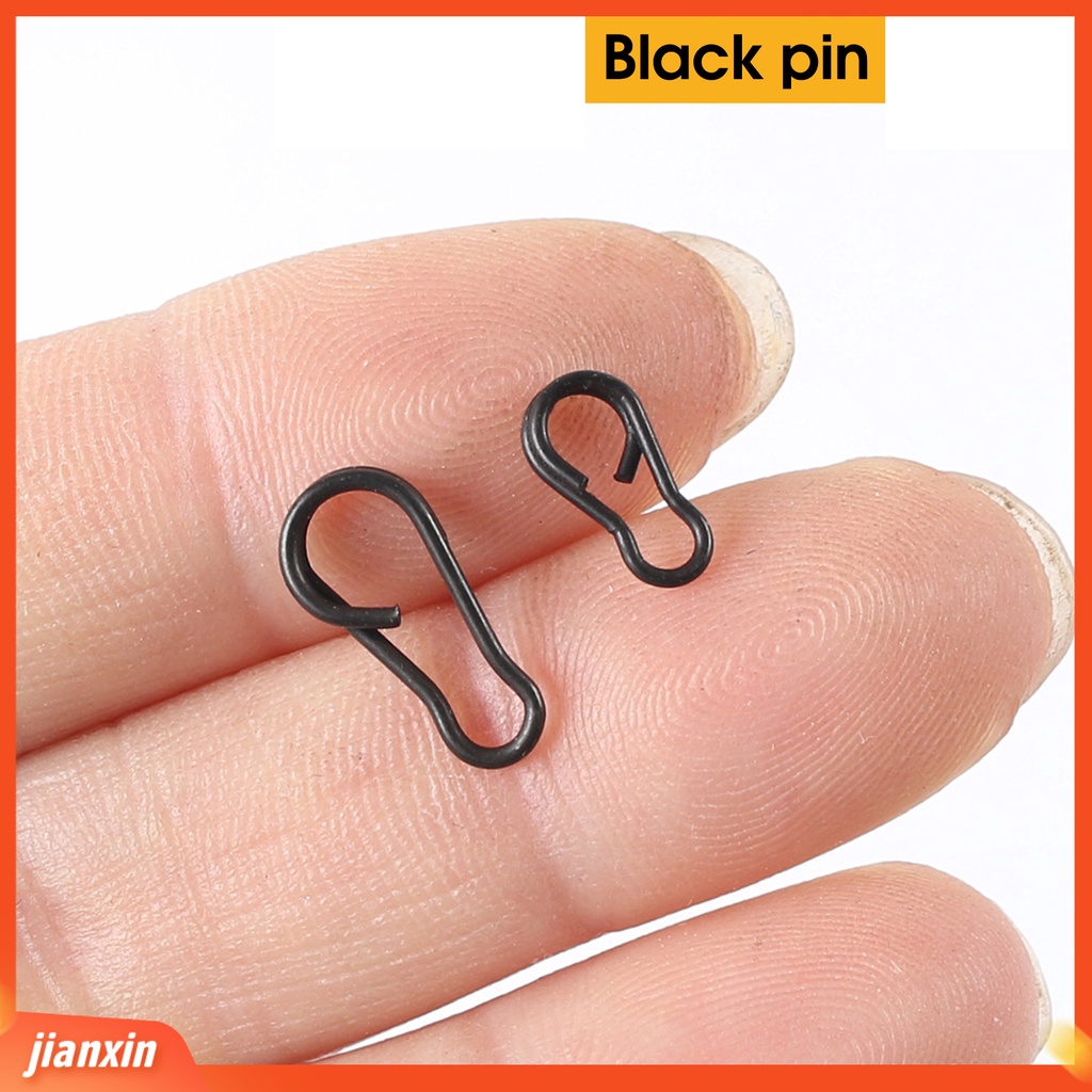 (In Stock) 110 Pcs Safety Sinker Klip Dilepas Pin Hitam Dikotakkan Perubahan Cepat Portabel Tackle Kit Mini Carp Fishing Sinker Clip Kamuflase Ekor Karet Tabung Set Perlengkapan Memancing