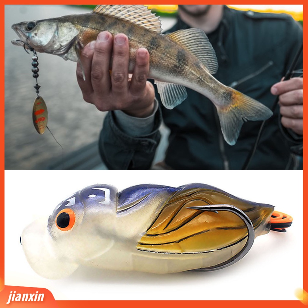 (In Stock) Kail Pancing Tajam Penembus Kuat Warna-Warni 12.6g Bionic Cicada Ikan Kecil Buatan Umpan Lembut Untuk Pecinta Memancing