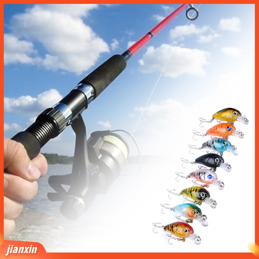 (In Stock) 8Pcs /Set Mini Bionic Lure Umpan Pancing Laut Keras Palsu Untuk Memancing