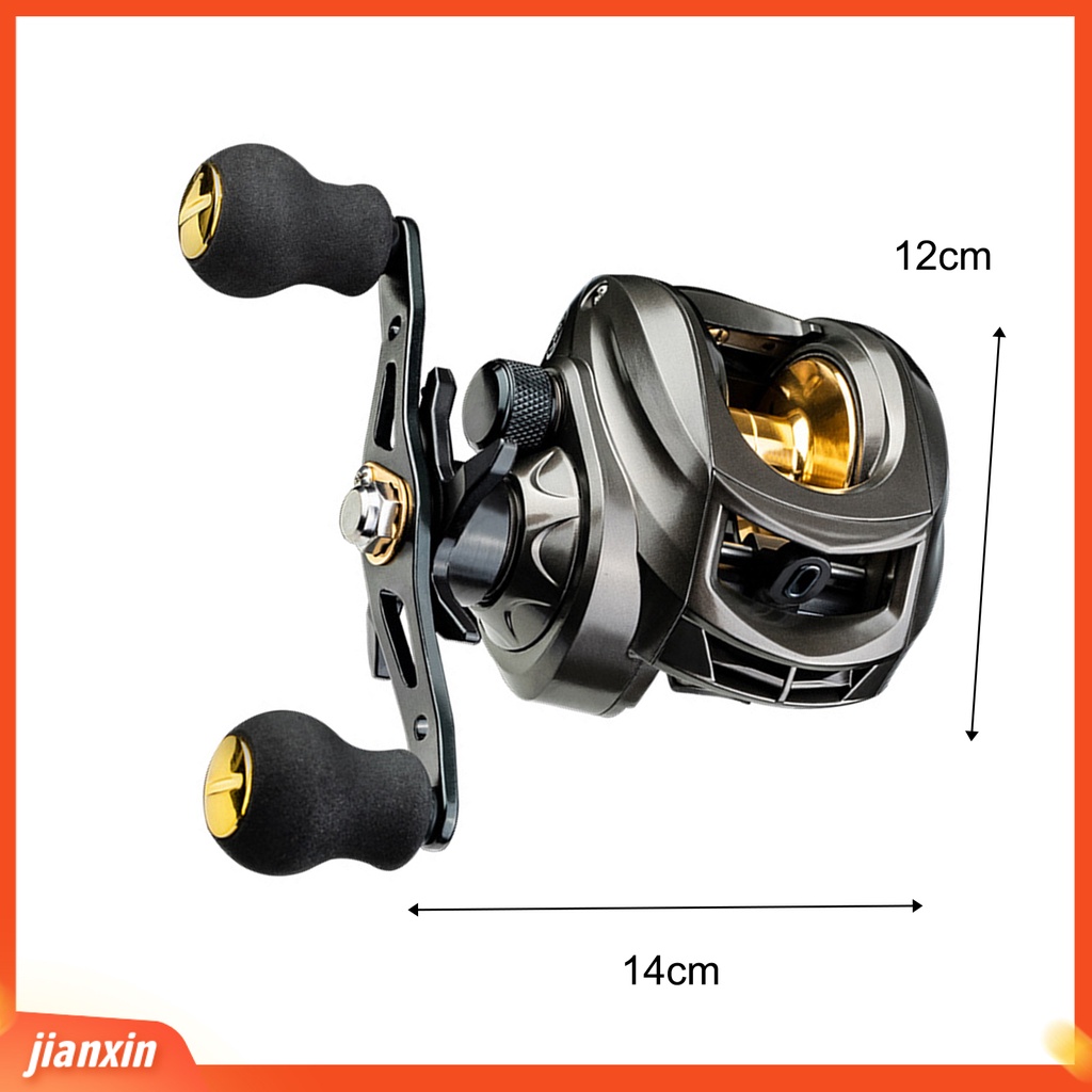 (In Stock) AK2000 ic Gulungan Pancing Rem Tombol Berputar 12gears Baitcasting Garis Tahan Ledak Water Drop Wheel Untuk Di Luar Ruangan