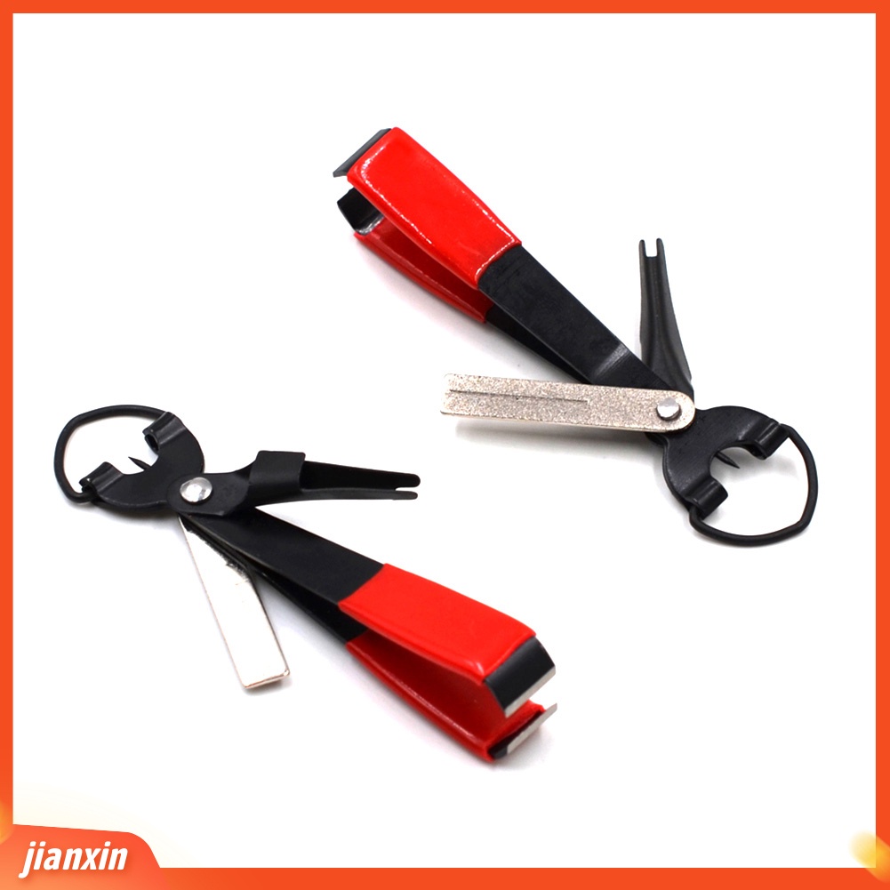 (In Stock) Fly Fishing Quick Knot Tool Fast Knotter Line Clipper Dengan Gantungan Kunci Ditarik