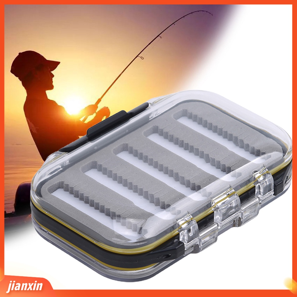 (In Stock) Kotak Pancing Ringan Ukuran Saku Praktis Double-sides Tackle Box Untuk Lalat Air Garam