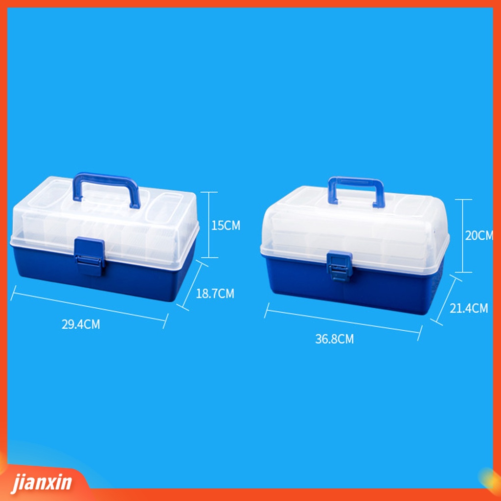 (In Stock) Kotak Penyimpanan Umpan Umpan Umpan Pancing 3per4lapis Portabel Fishhook Fishline Pelindung Case