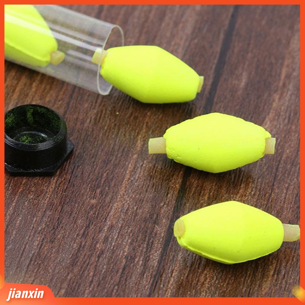 (In Stock) 6Pcs /Tabung Olive Shape Drift Float Busa Indikator Mogok Aksesoris Memancing Lalat