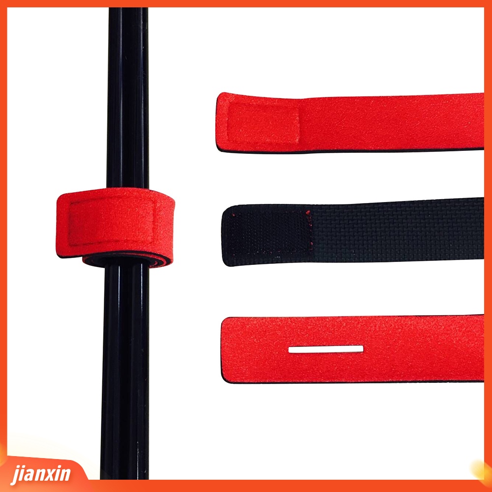 (In Stock) 2Pcs Pancing Tie Tackle Strap Belt Wrapping Band Pack Tiang Holder Penyimpanan