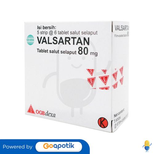 Valsartan Ogb Dexa Medica 80 Mg Box 30 Tablet