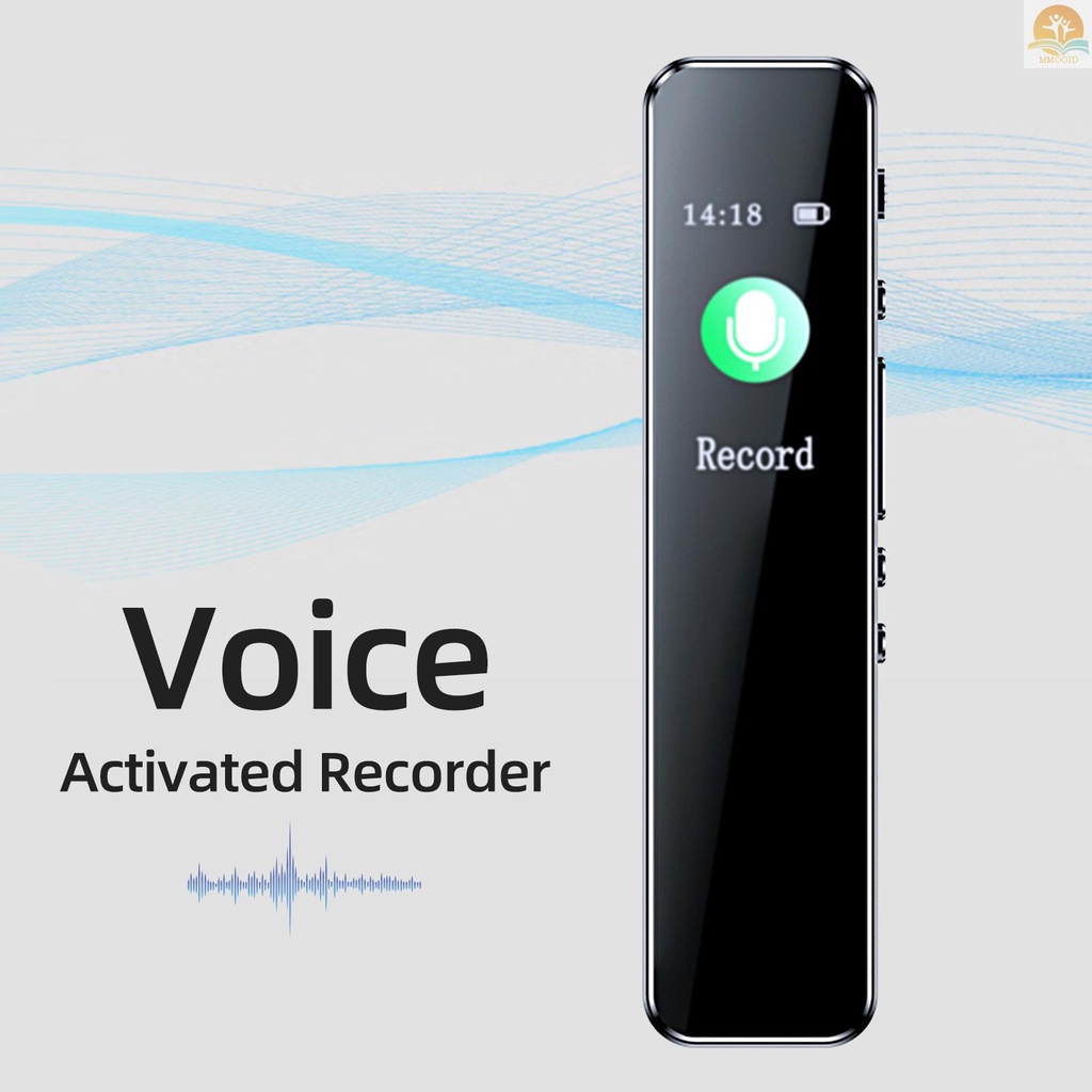In Stock Perekam Suara Peredam Kebisingan Dengan Playback Portable Type-C USB2.0 Transmisi 1536KBPS Perekam HD Perekam MP3 Player Audio Digital Voice Activated Recorder Untuk Kuliah Meeti