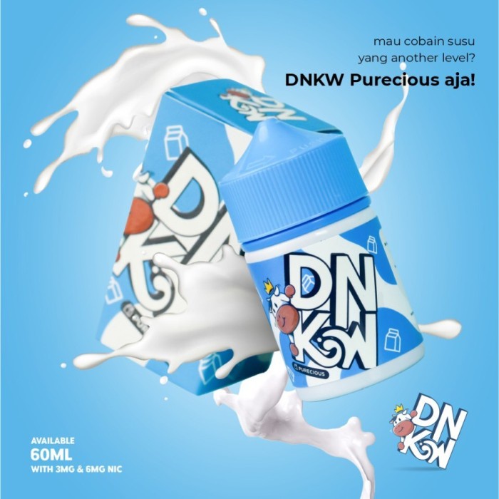 DNKW V1 PURECIOUS ORIGINAL MILK FREEBASE 60ML BY AK BREWERY ORIGINAL