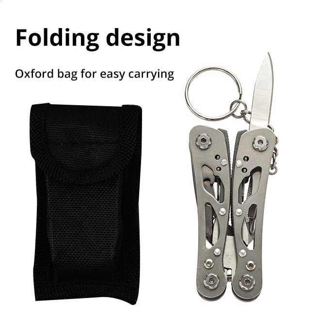 Tang Lipat Multifungsi Survival Multi-Tools EDC Pliers 12 in 1 BURNHILDA