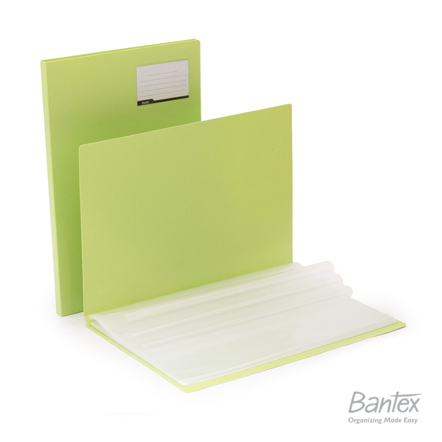 

[Artomas] Bantex Display Book Clear Holder Folio Pastel Color Pistachio