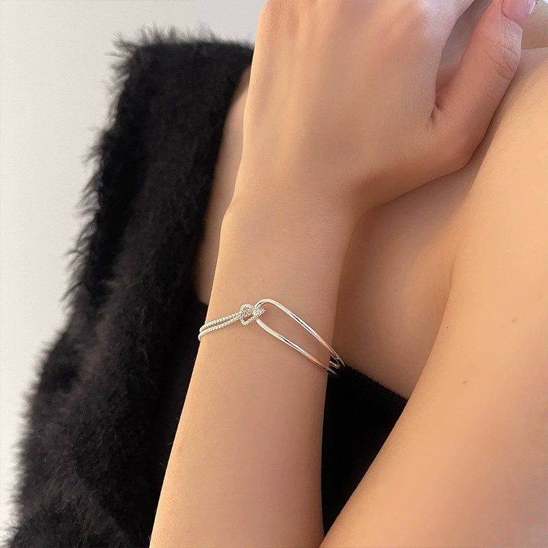 Charm Gelang Geometris Tidak Teratur Rantai Gelang Hadiah Pesta Gadis Minimalis Trendi Cap Simpul Bangle Korea INS Style Liontin Gelang Perhiasan Aksesoris Wanita Sederhana