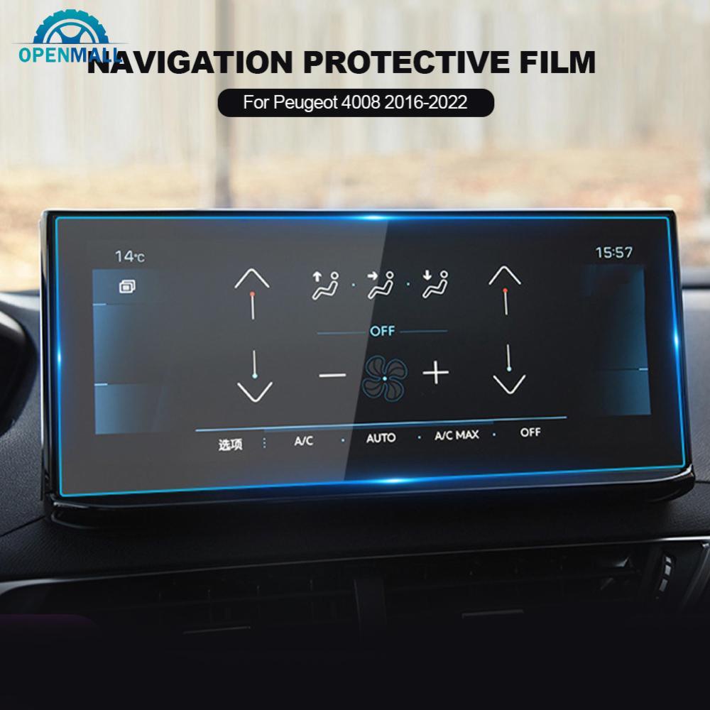 PEUGEOT Openmall GPS Mobil Navigasi High-definition Tempered Screen Dashboard Display Pelindung Cover Interior Film Pelindung Aksesoris Untuk Peugeot4008 2016-2022 Q9Y7