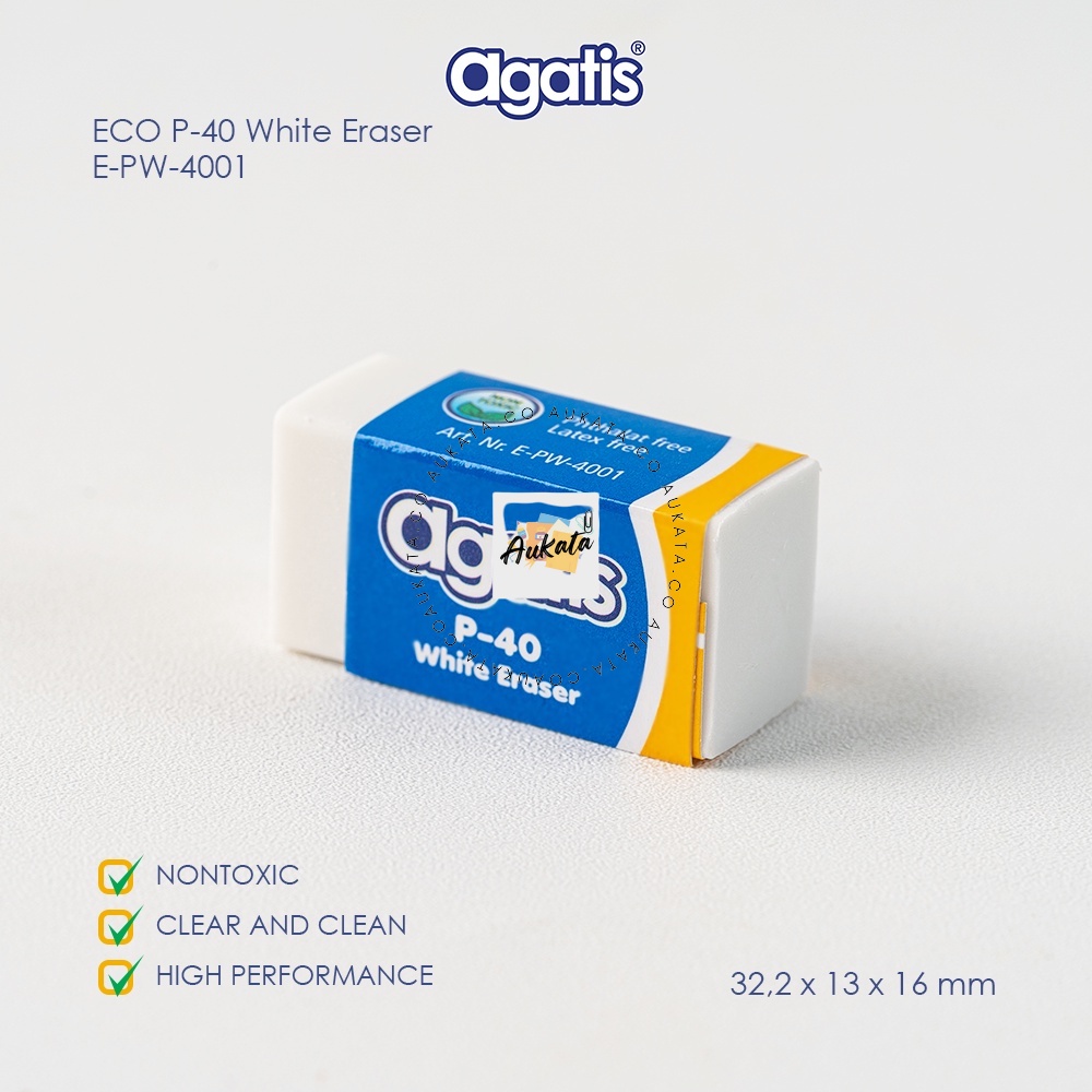 

Agatis - Penghapus Pensil Kecil P40 White Eraser