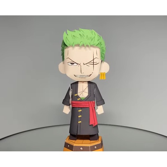 Chibi Zoro Wano One Piece Papercraft