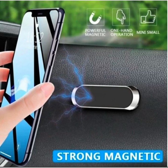 HOLDER HP MAGNET tempat pegangan hp magnetic car phone holder kuat slim