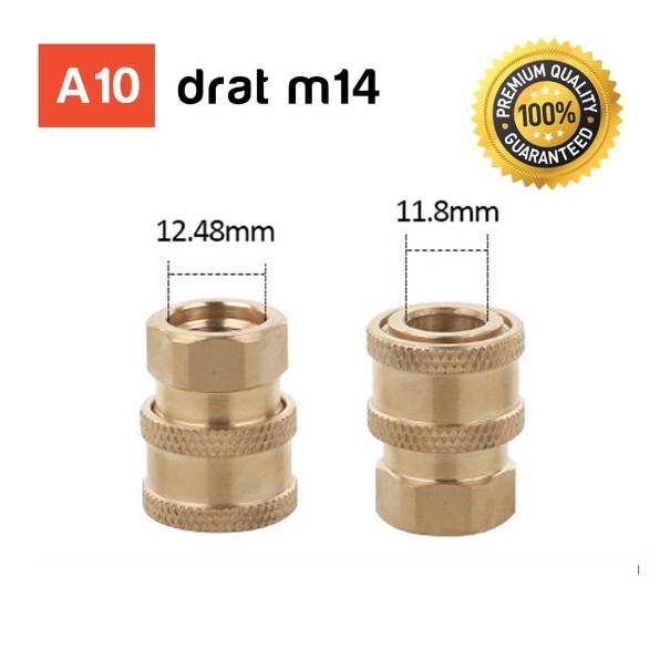 QR Jet Cleaner (1/4 female, m14 female thread)